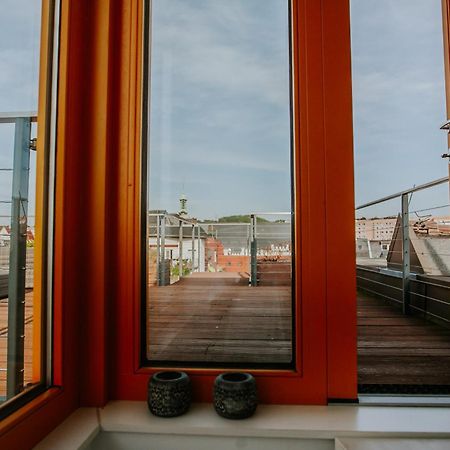 Traumhaftes Apartment Am Dom Mit Grosser Dachterrasse Zwickau Luaran gambar